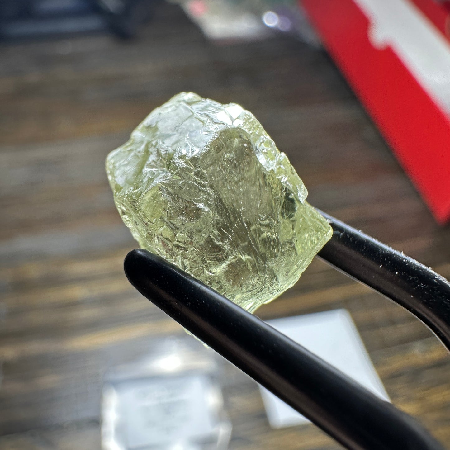 18.5ct GREEN DRAGON GARNET Facet Rough