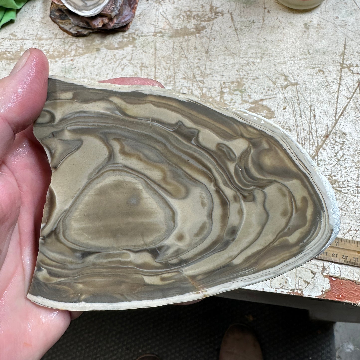 POLISH FLINT Slab - 218 grams