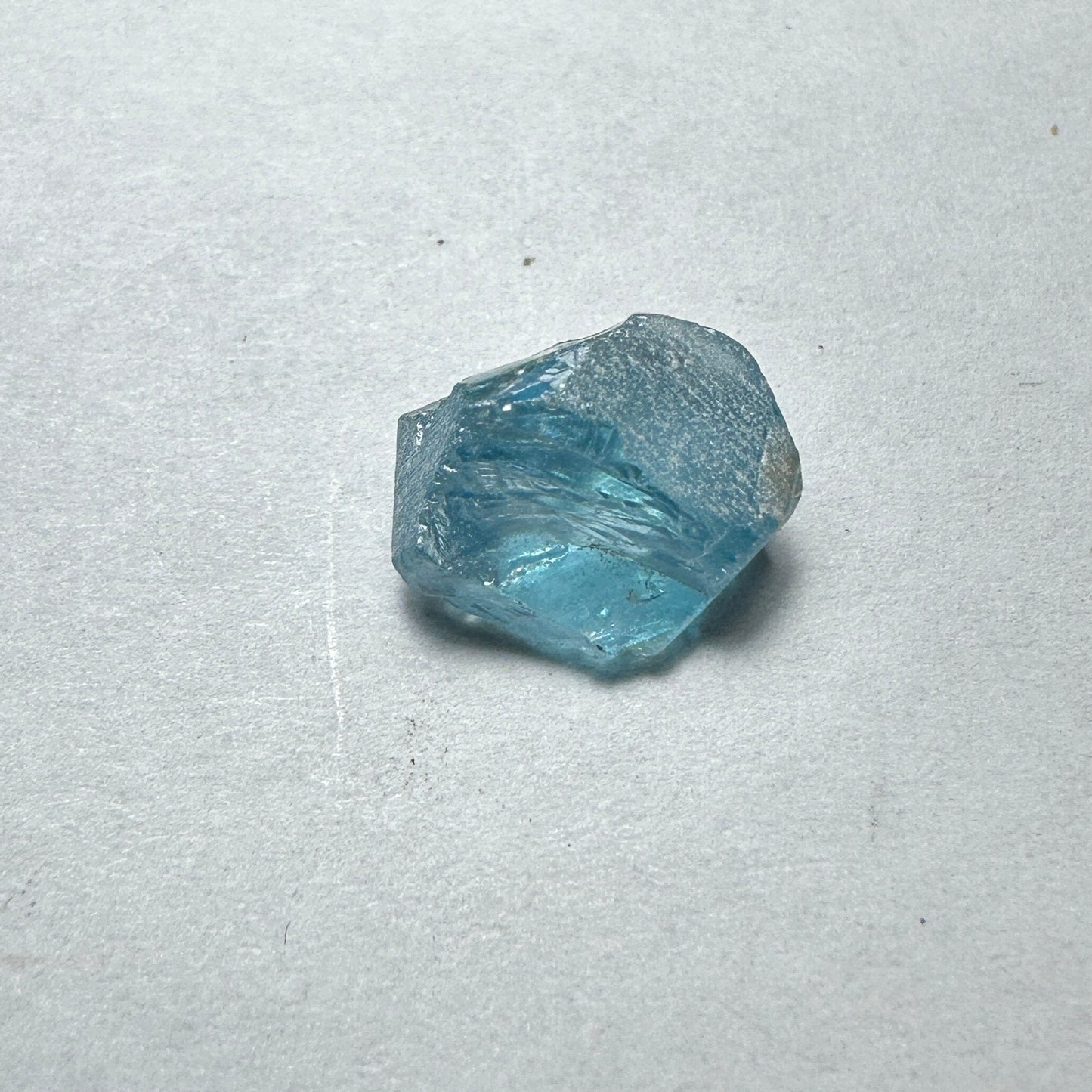 5.21ct BLUE ZIRCON Facet Rough