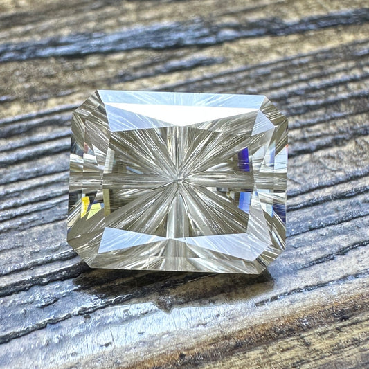 4.53ct NEEDLY MOISSANITE Faceted Stone LAB001
