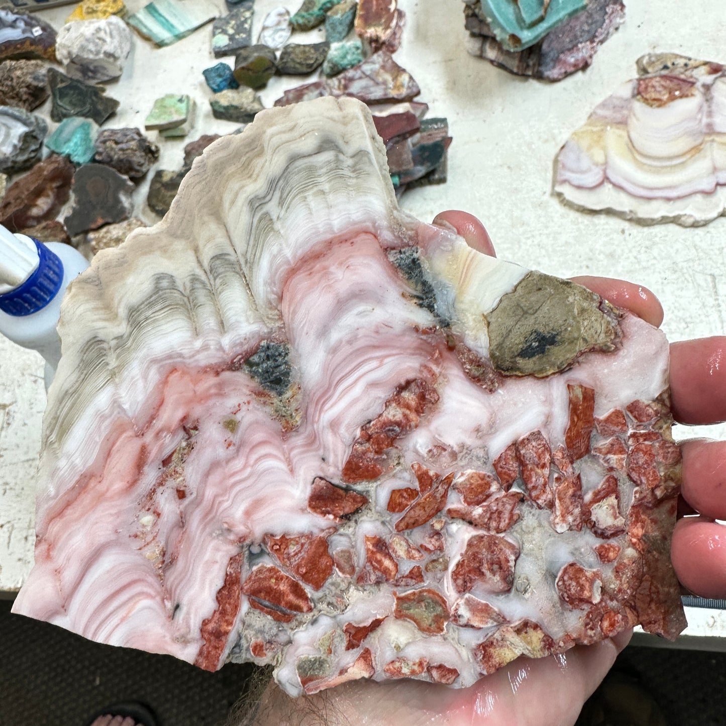 WINDY MOUNTAIN AGATE Slab - 262 grams