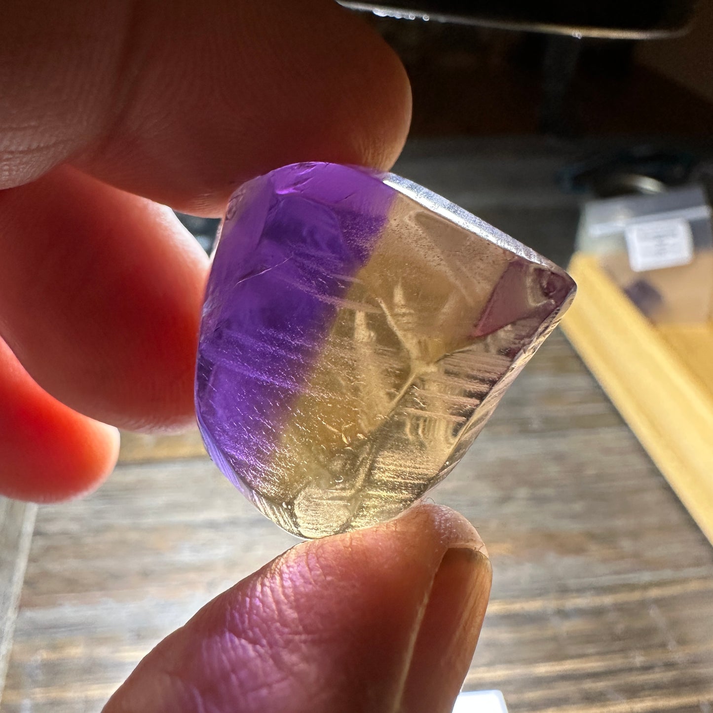 119.4ct AMETRINE QUARTZ Facet Rough