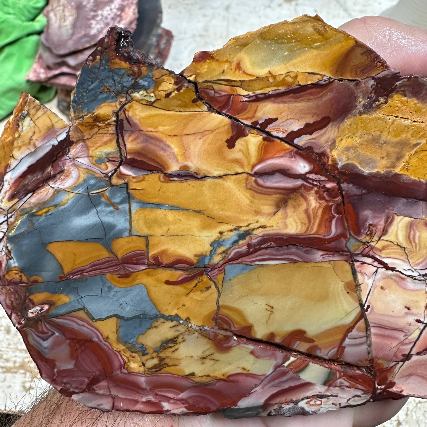 MESCALERO JASPER Slab - 179 grams