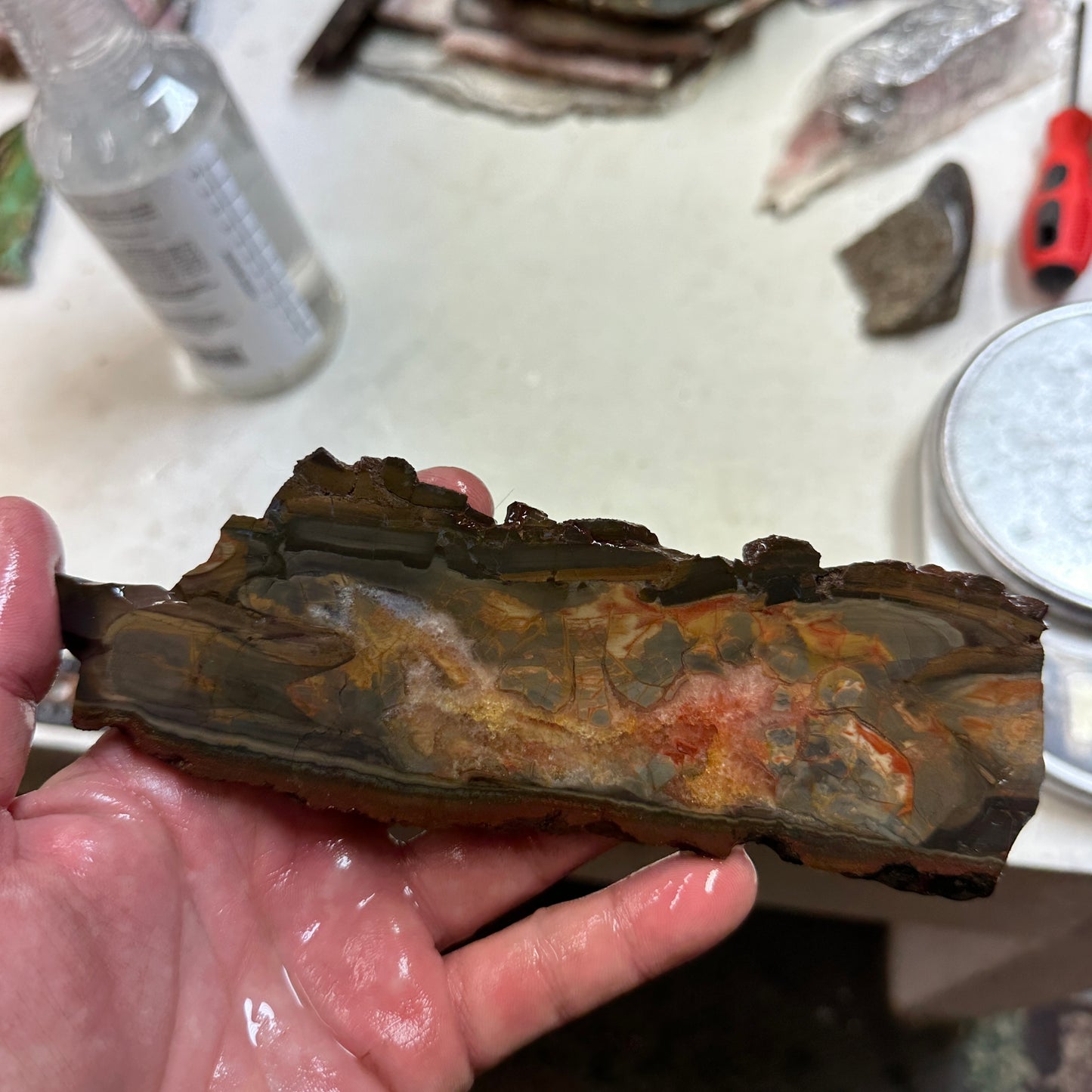 DRY CREEK JASPER Slab - 190 grams