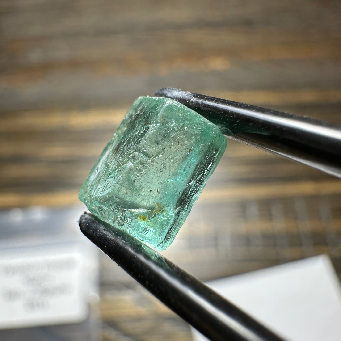 VANADIUM EMERALD 3pcs., 2.29g Facet Rough Parcel