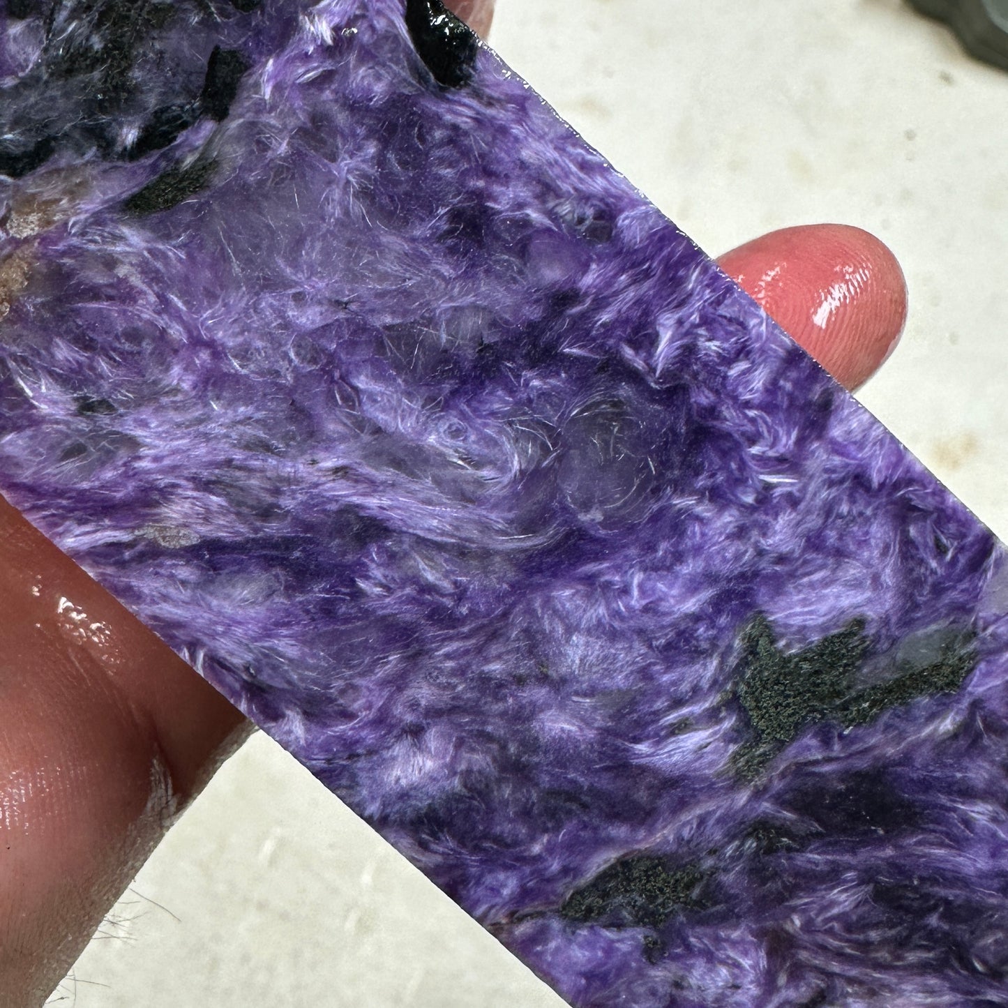 CHAROITE Blocked Rough - 1.51 Pounds