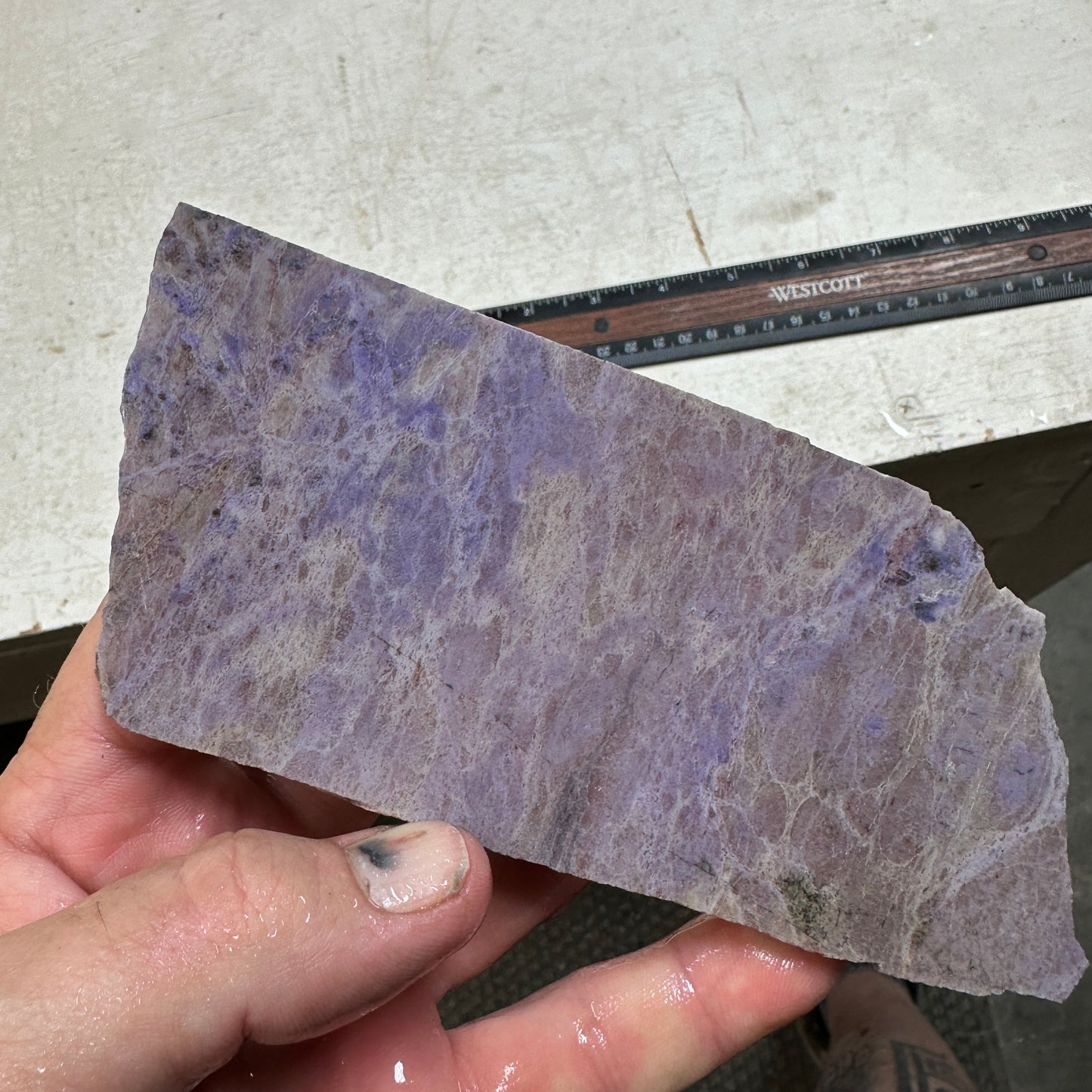 Turkish PURPLE JADE Slab - 175 grams