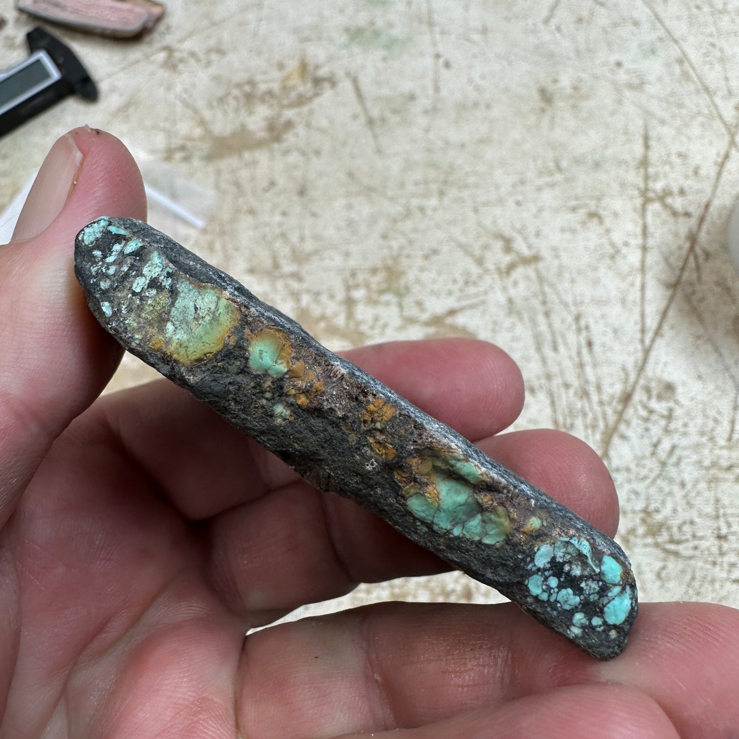 99 gram Hubei Turquoise rough