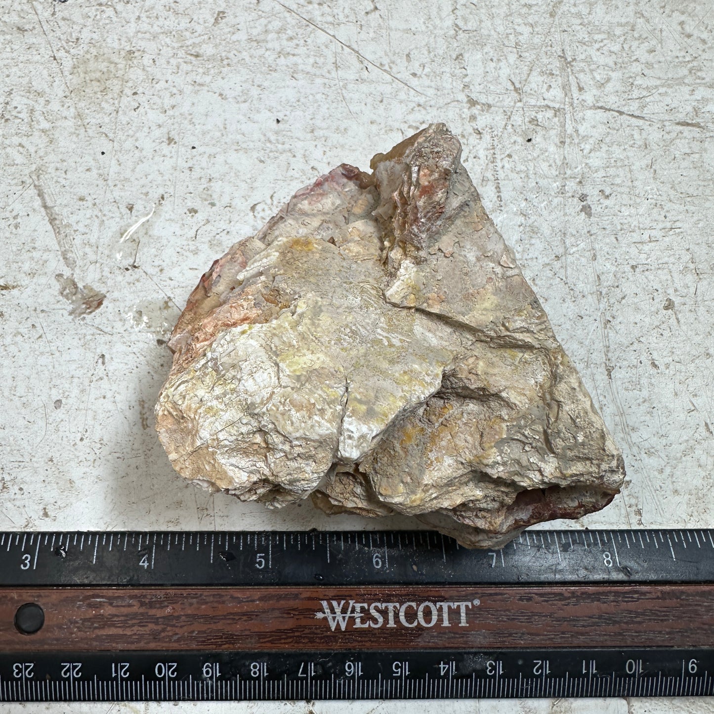 Sunset HOWARDITE Faced Rough - 0.51 pounds