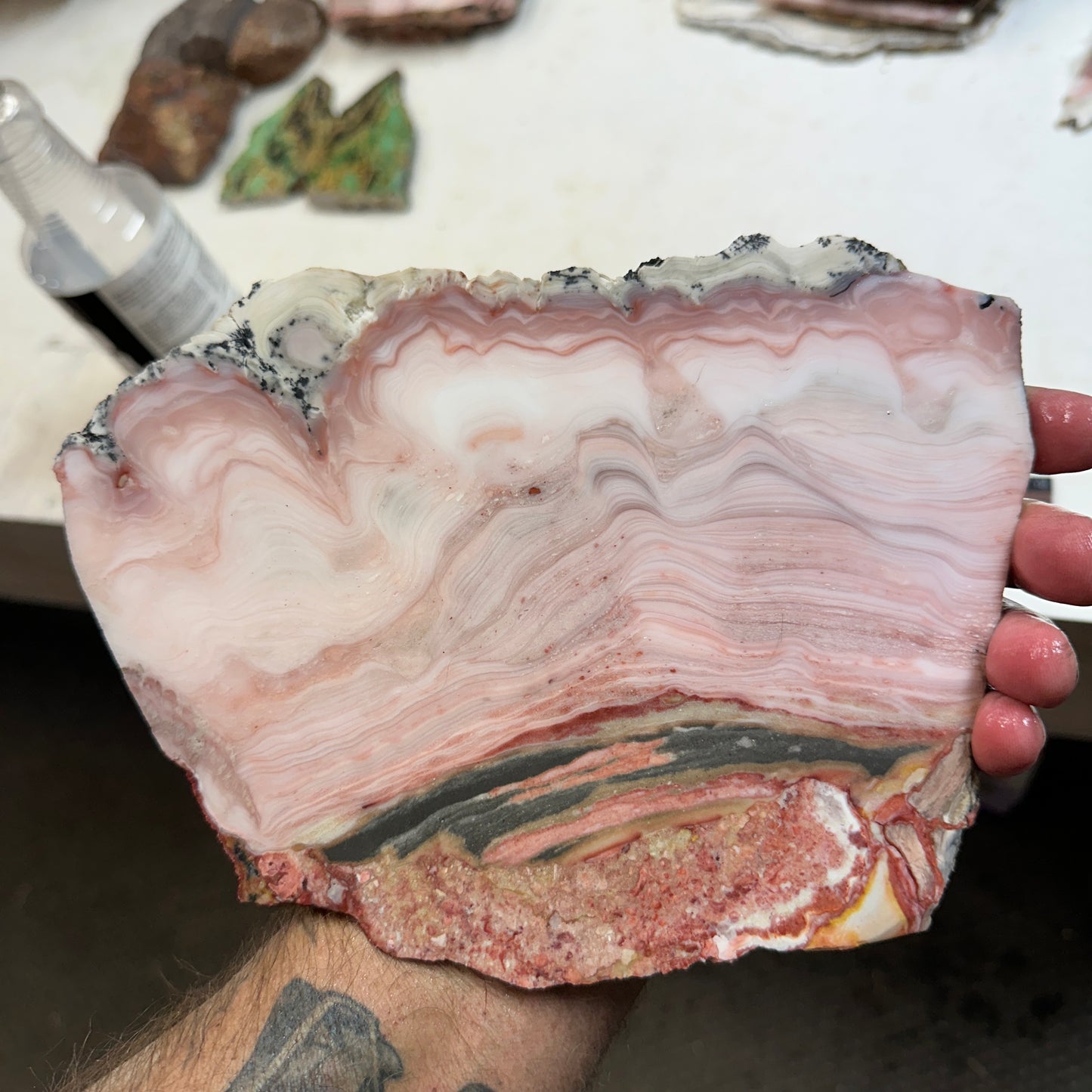 WINDY MOUNTAIN AGATE Slab - 536 grams