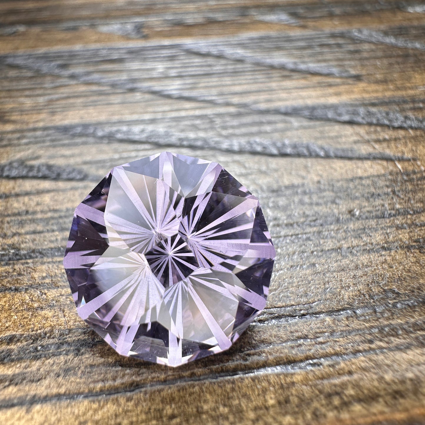 12.60ct Neodymium YAG Faceted Stone