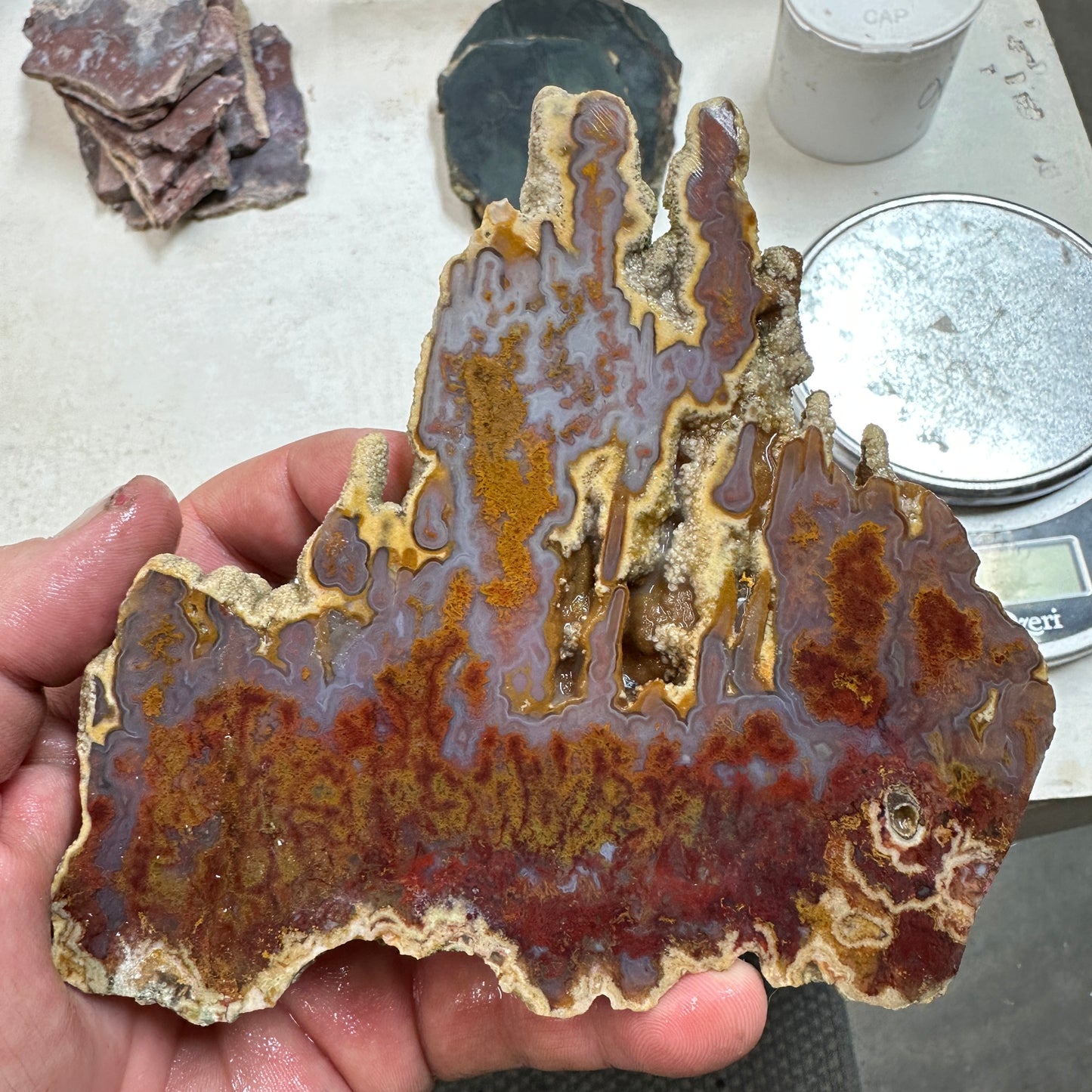 CATHEDRAL AGATE Slab - 267 grams