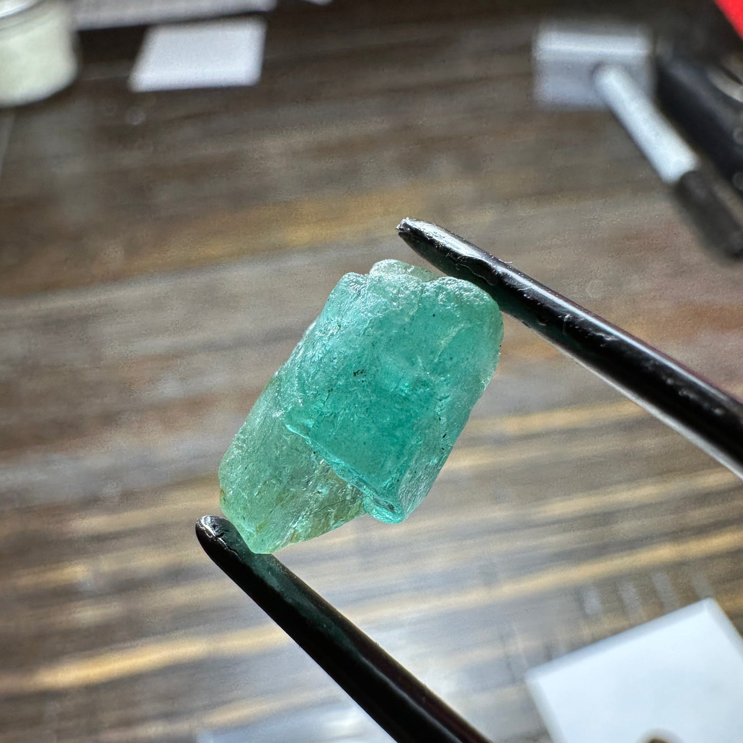 6.62ct VANADIUM EMERALD Facet Rough