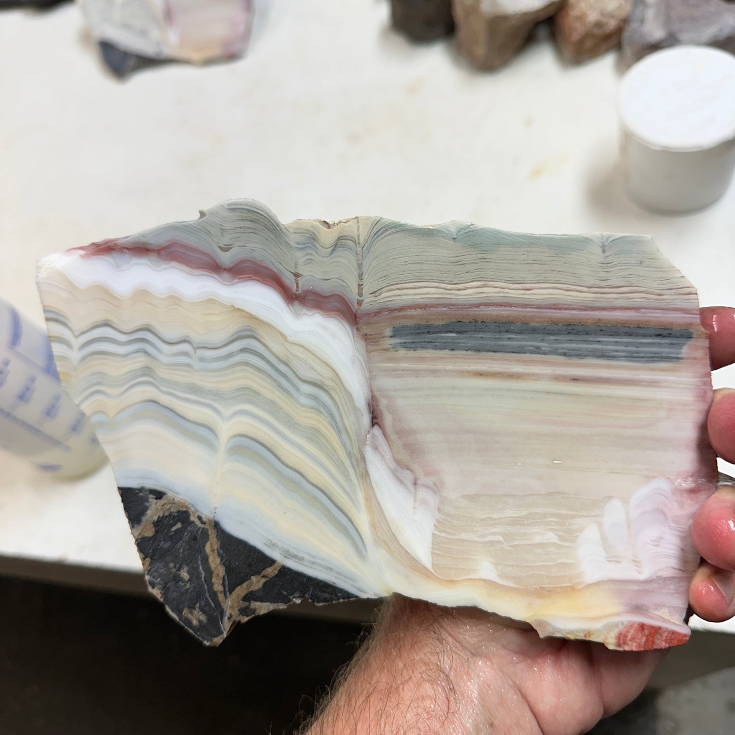 WINDY MOUNTAIN AGATE Slab - 412 grams