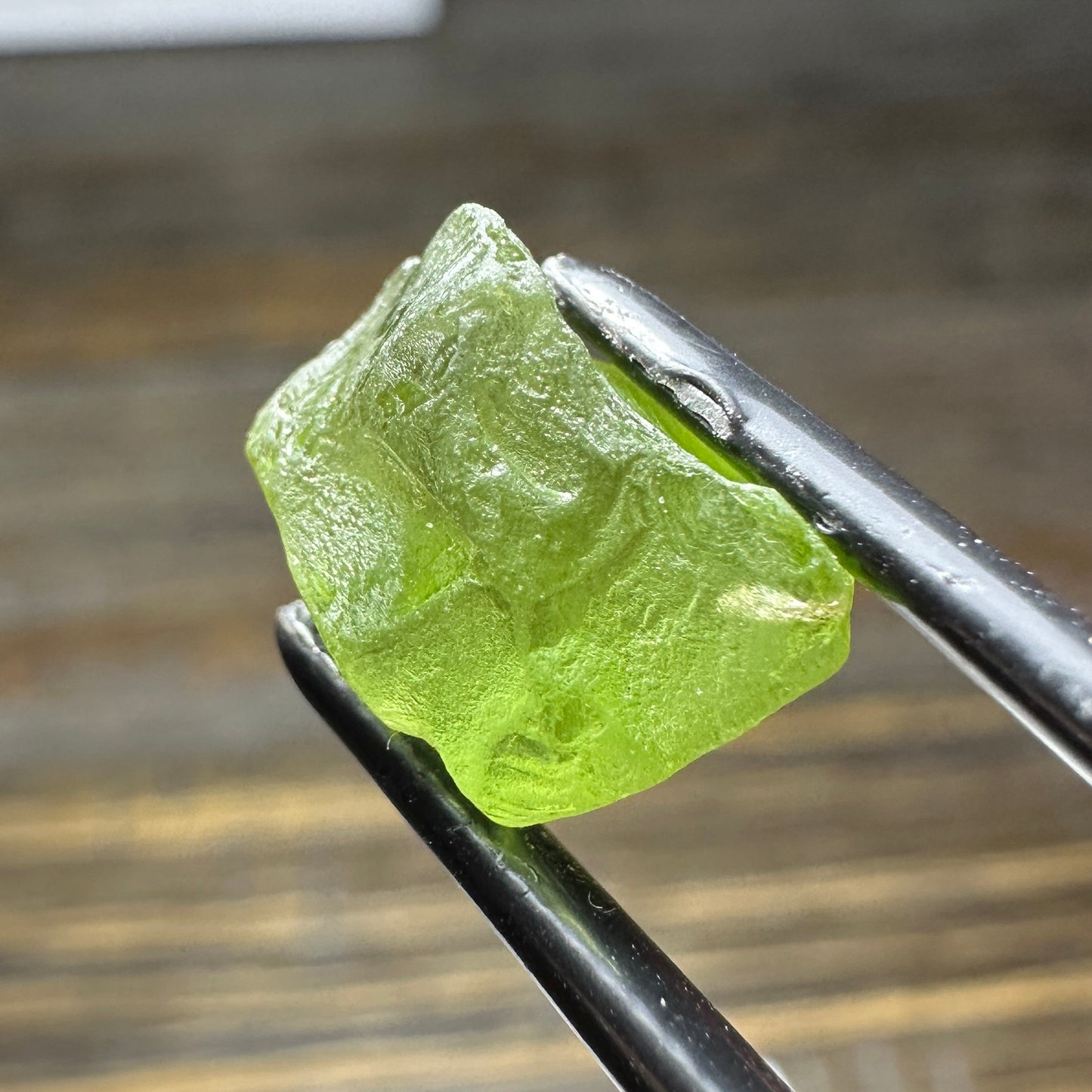 GOGO PERIDOT 3pcs., 3.83g Facet Rough Parcel