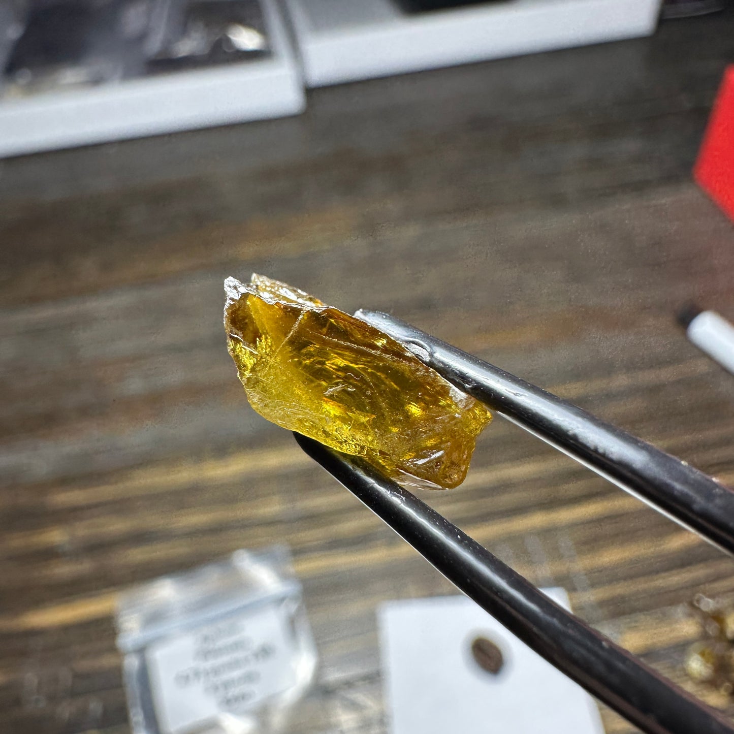 SPHENE 3pcs., 4.73g Facet Rough Parcel