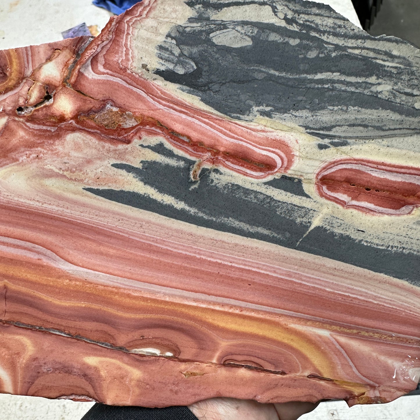 WINDY MOUNTAIN JASPER Slab - 528 grams