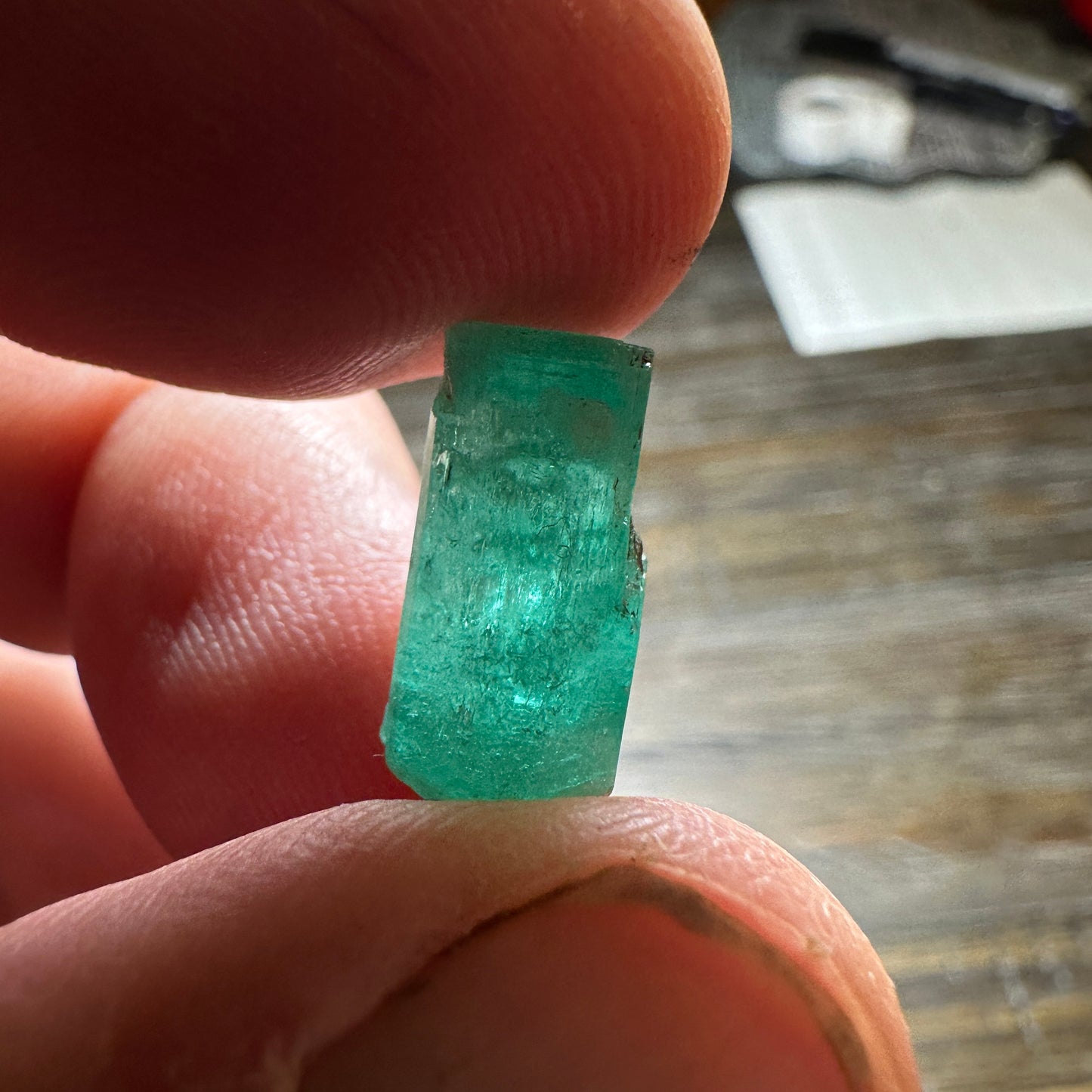 9.19ct COLUMBIAN EMERALD Facet Rough