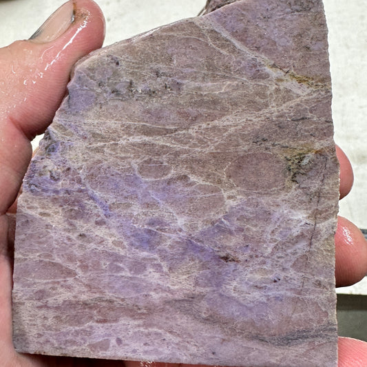 TURKISH PURPLE JADEITE Faced Rough - 1.32 Pounds