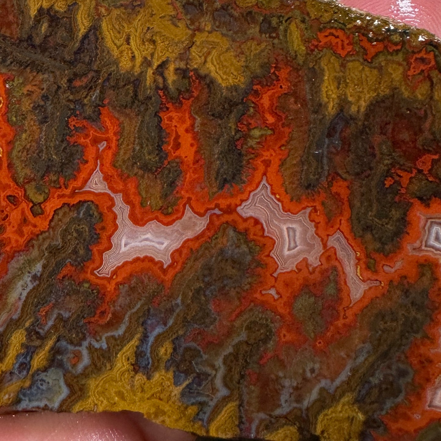 MOROCCAN SEAM AGATE Slab - 142 grams