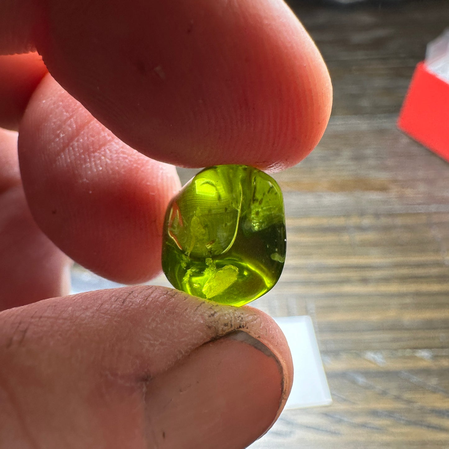 15.23ct Arizona PERIDOT Facet Rough