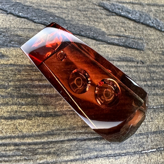 14.82ct Red OREGON SUNSTONE Faceted Stone SUN003