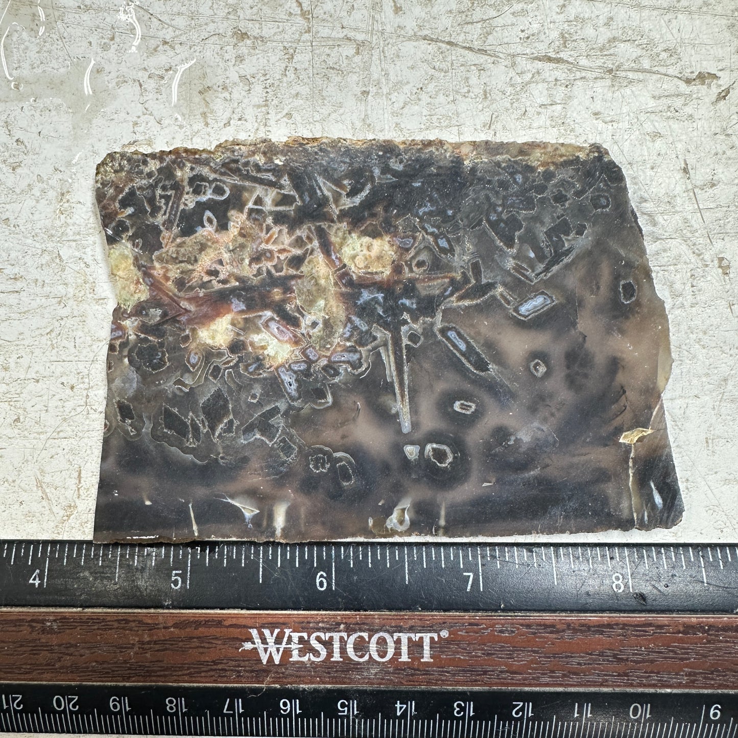TURKISH STICK AGATE Slab - 77 grams