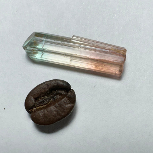 8.58ct TriColor Brazilian TOURMALINE Facet Rough