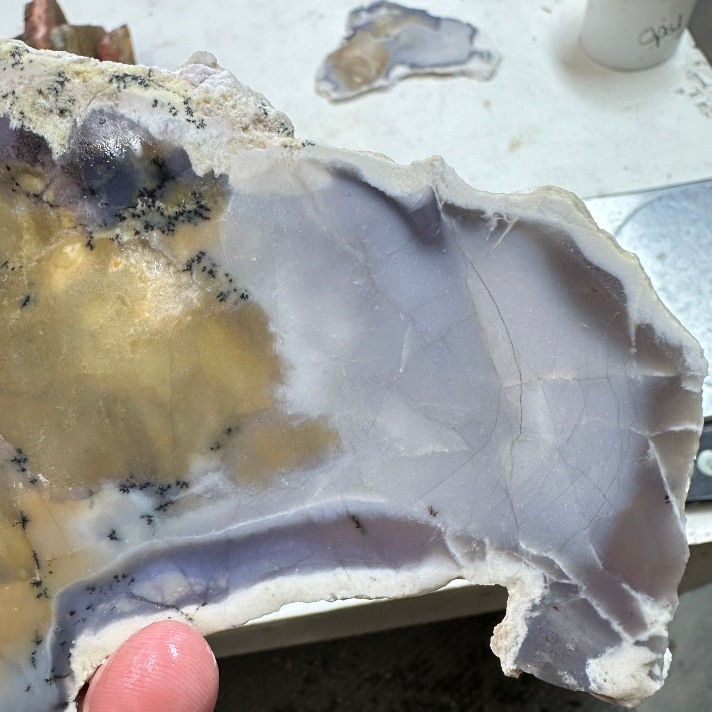 AMETHYST SAGE AGATE Slab - 271 grams