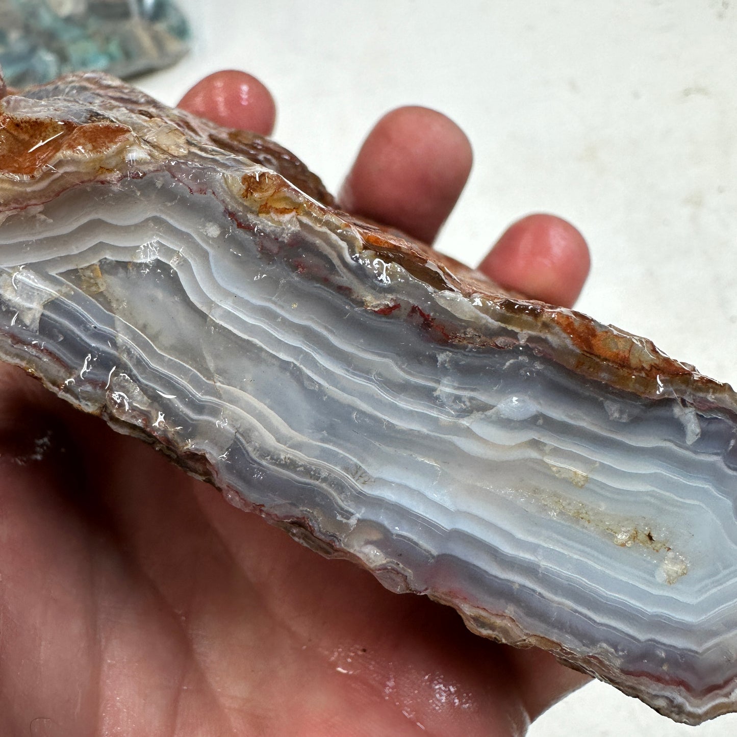 MOROCCAN AHOULI AGATE Rough - 1.09 Pounds