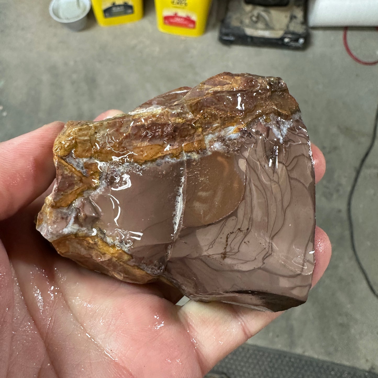 WILLOW CREEK JASPER Faced Rough - 0.67 Pounds
