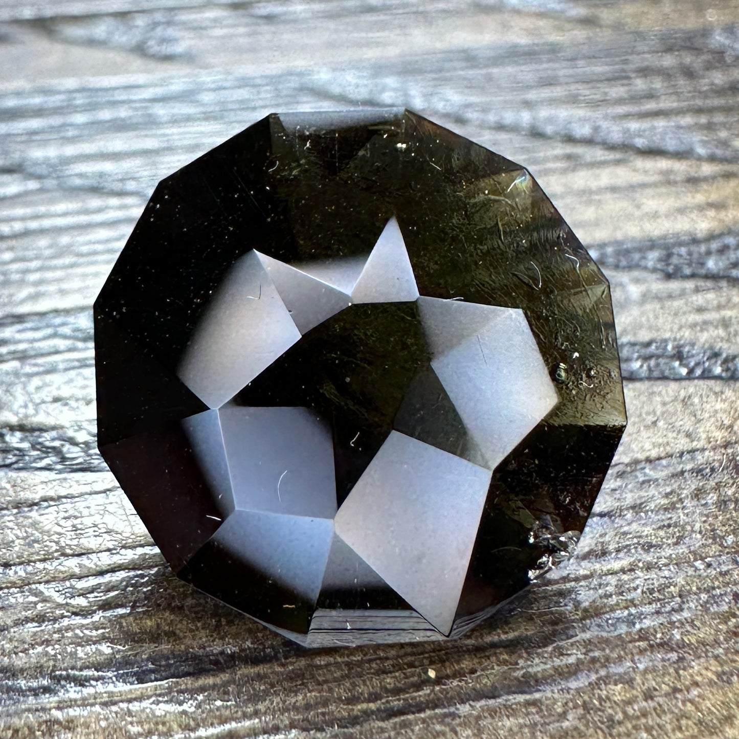12.4ct MOLDAVITE Faceted Stone MLD001