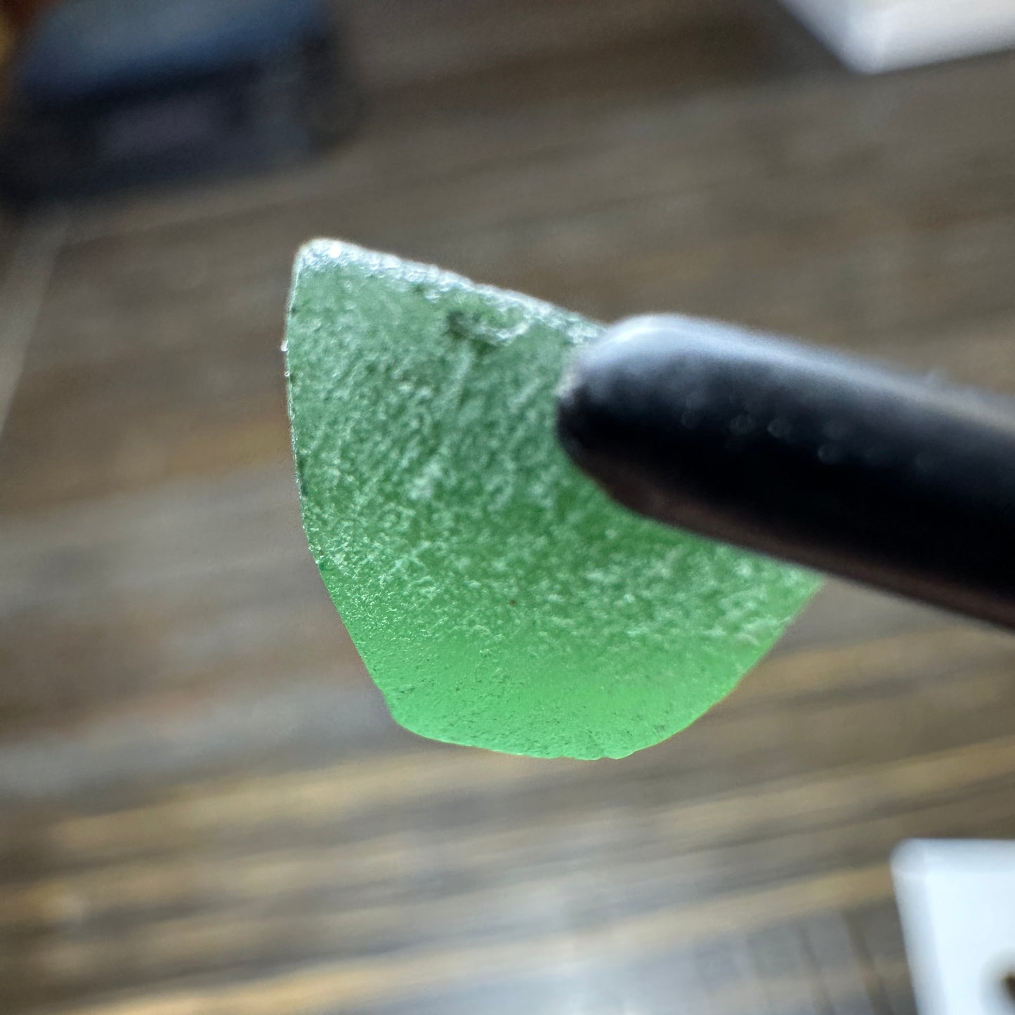 7.73ct GREEN APATITE Preformed Facet Rough