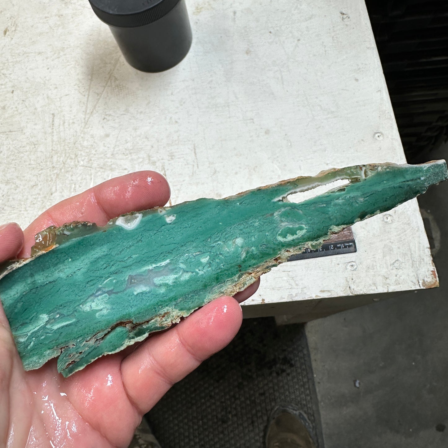 CHROME CHALCEDONY Slab - 97 grams