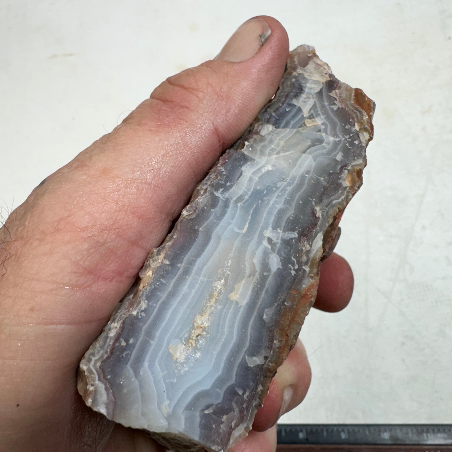 MOROCCAN AHOULI AGATE Rough - 1.09 Pounds