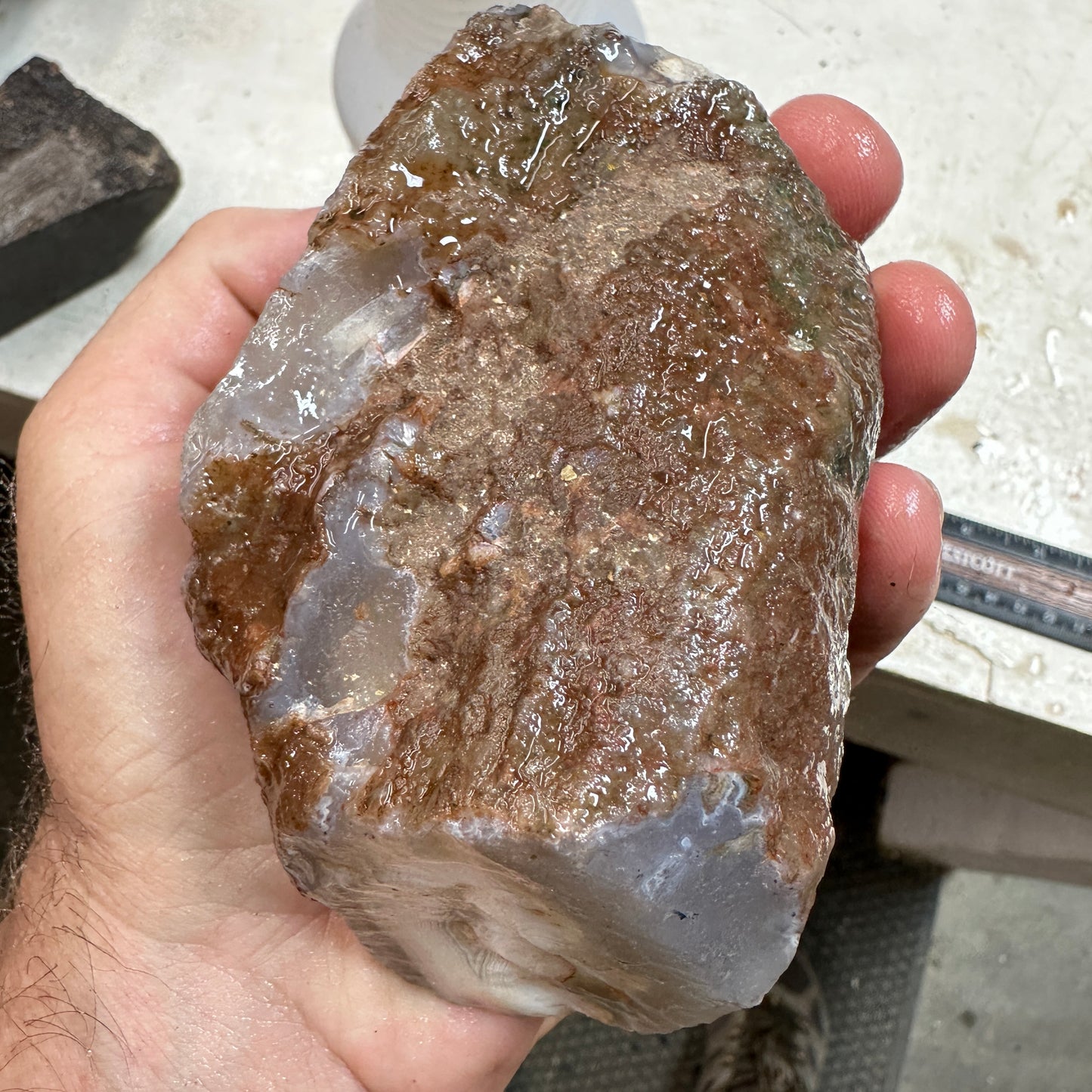 MOROCCAN AGATE Rough - 1.84 Pounds