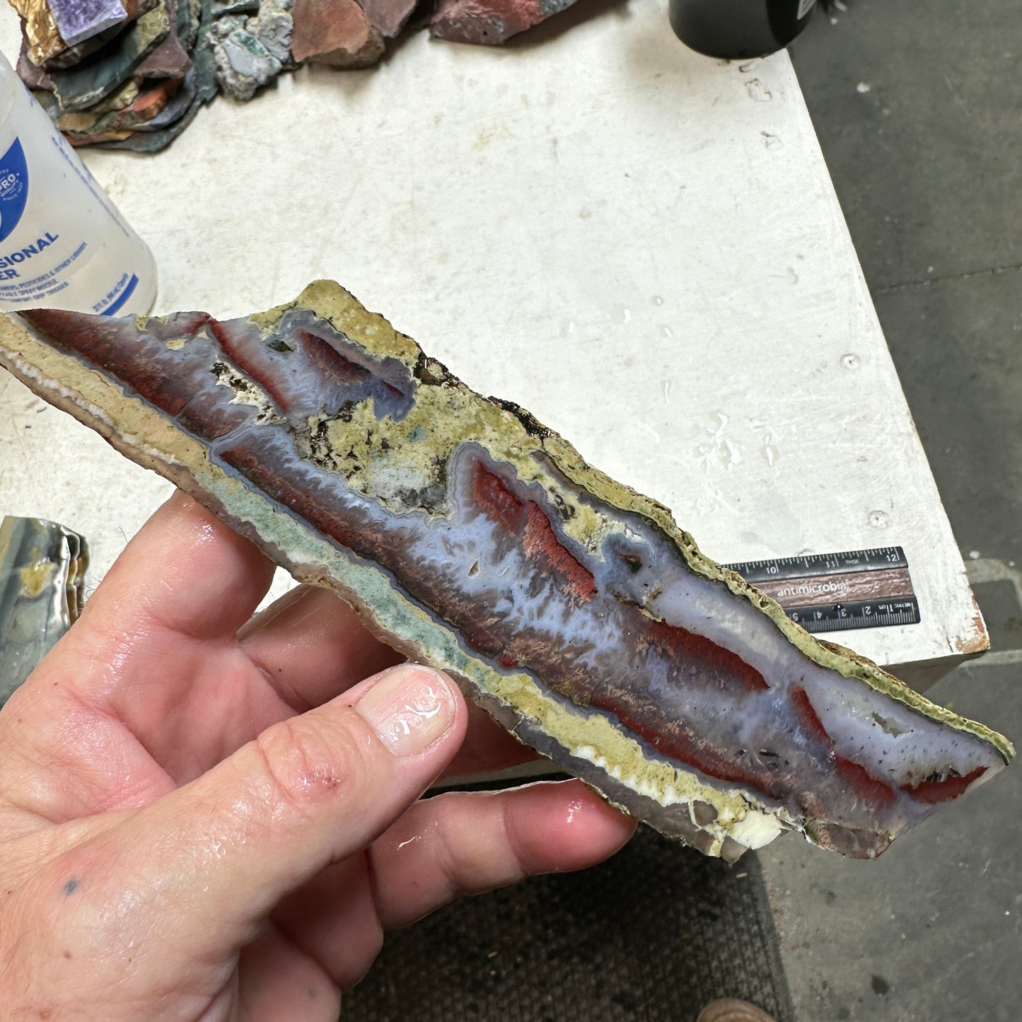 ECHO RIDGE AGATE Slab - 120 grams