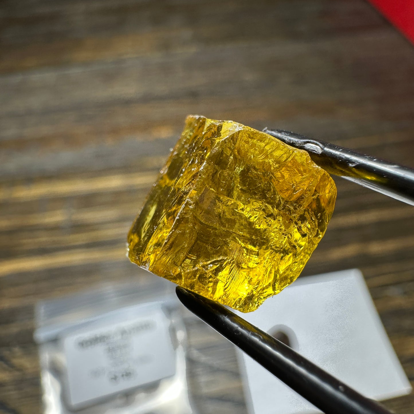 19.51ct GOLDEN APATITE Facet Rough