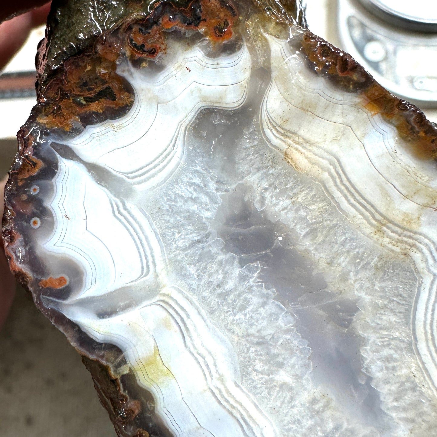 MOROCCAN KERROUCHEN AGATE Rough - 1.73 Pounds