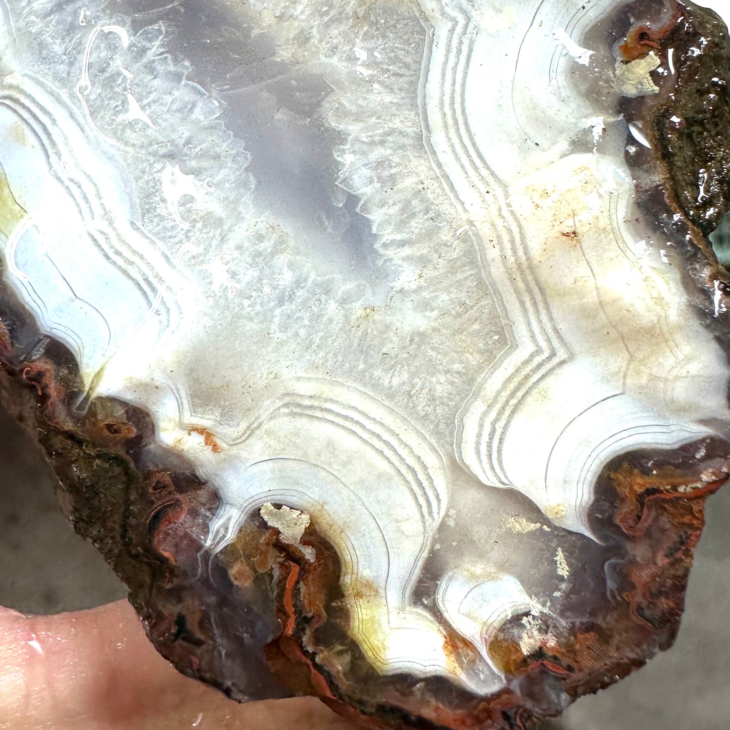 MOROCCAN KERROUCHEN AGATE Rough - 1.73 Pounds