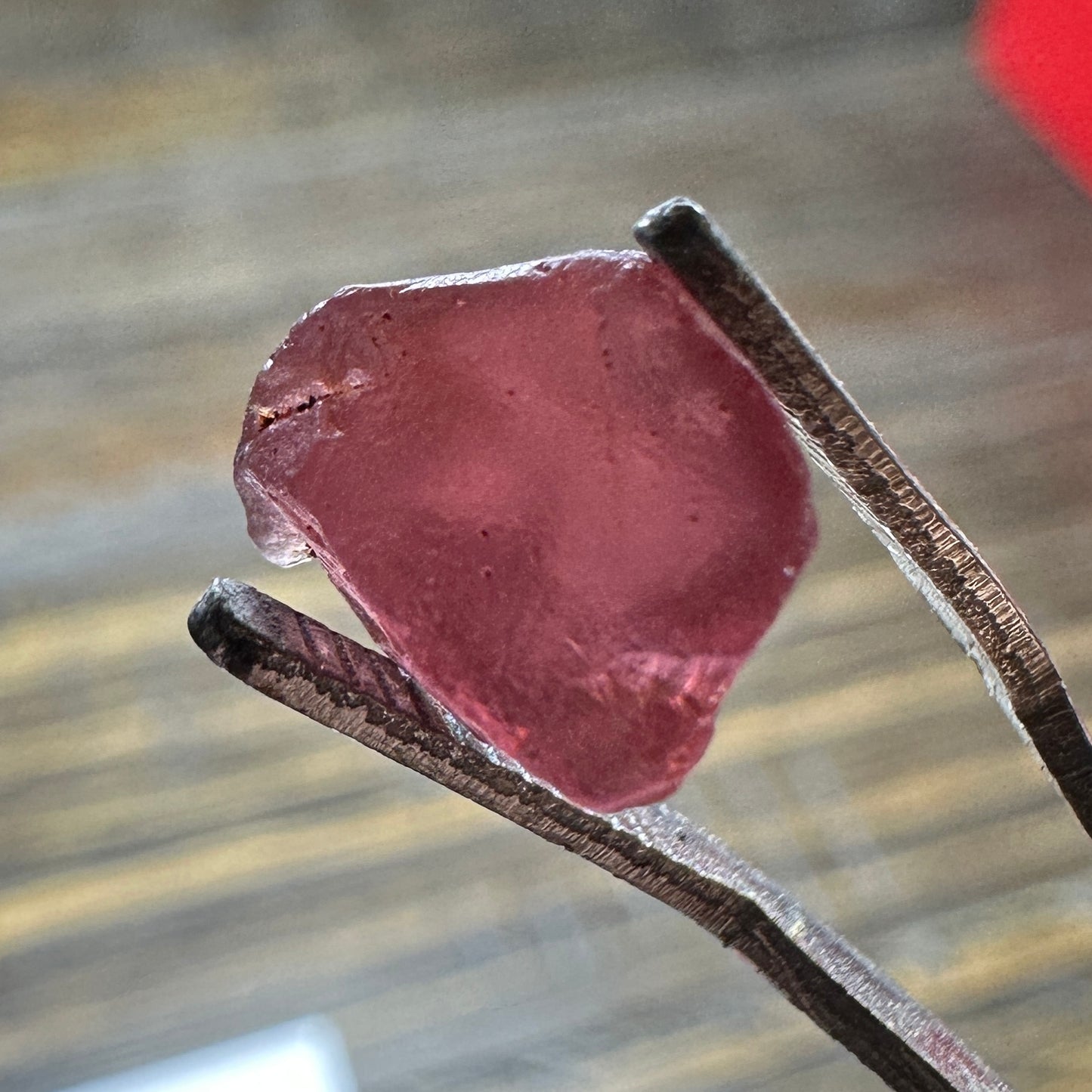 4.10ct MALAYA GARNET Facet Rough