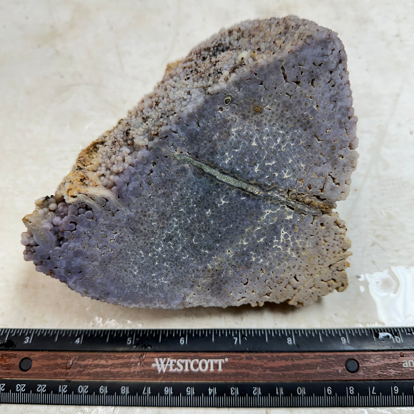 GRAPE AGATE Faced Rough - 3.68 Pounds