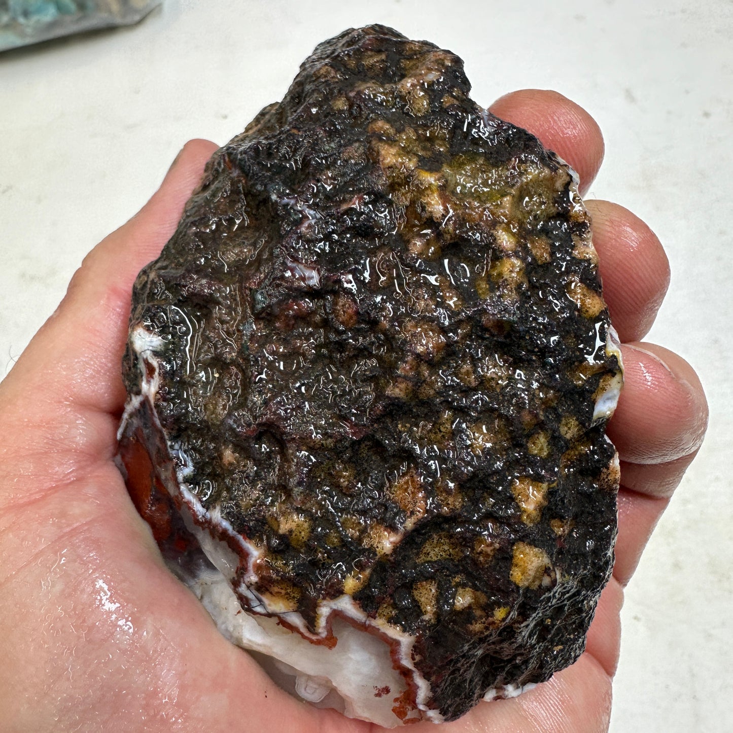 MOROCCAN AGATE Rough - 1.01 Pounds