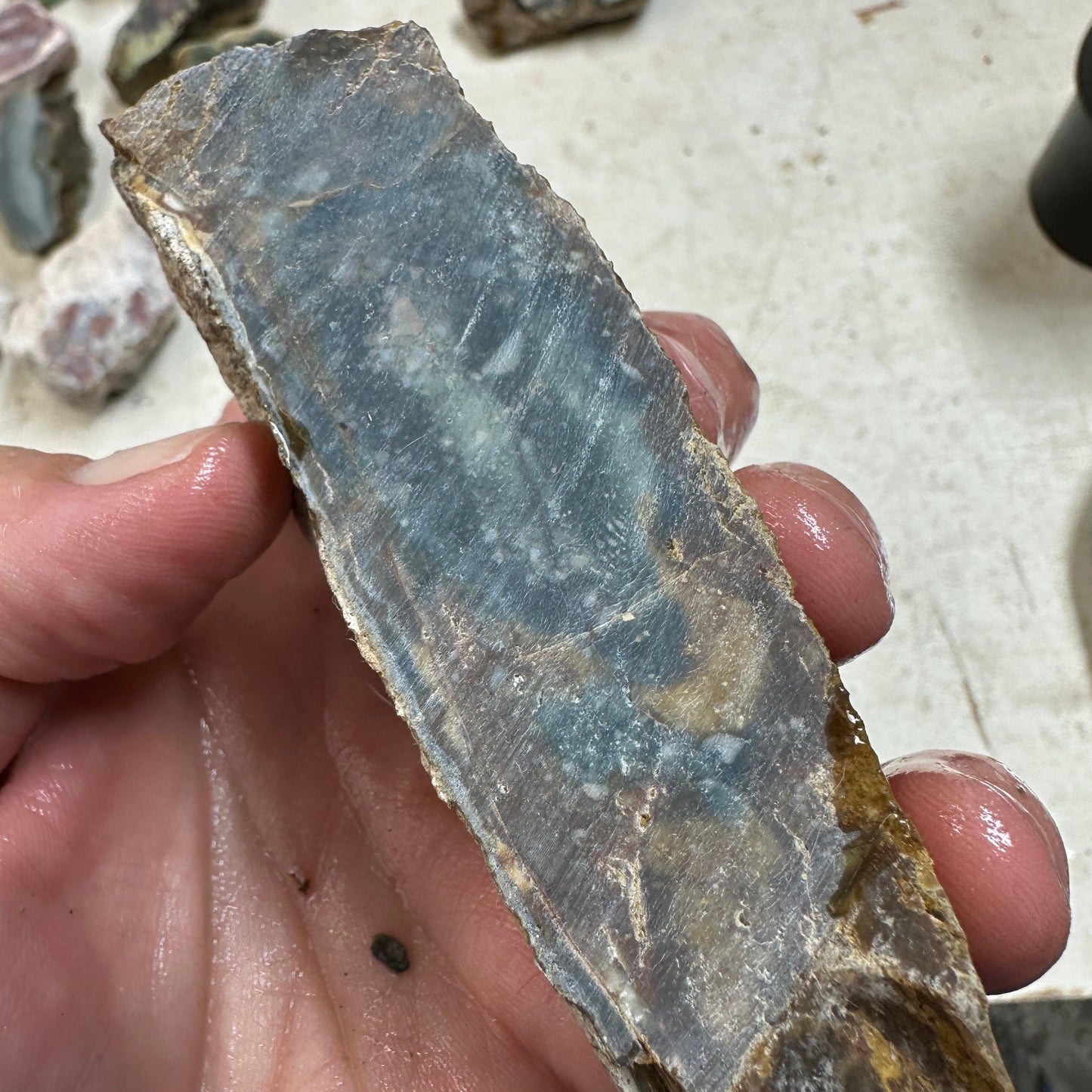 MORRISONITE JASPER Faced Rough - 0.67 Pounds