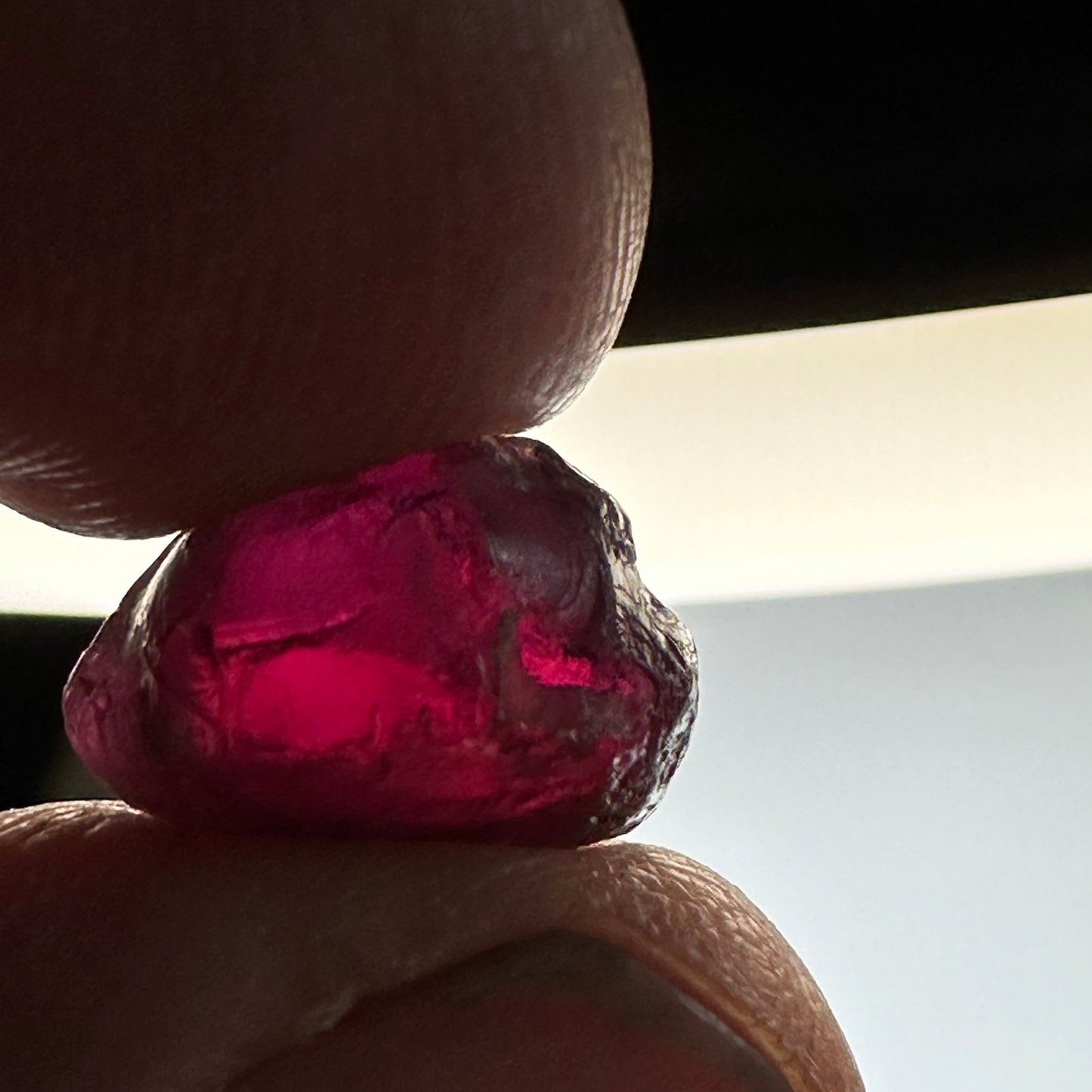 11.9ct RHODOLITE GARNET Facet Rough