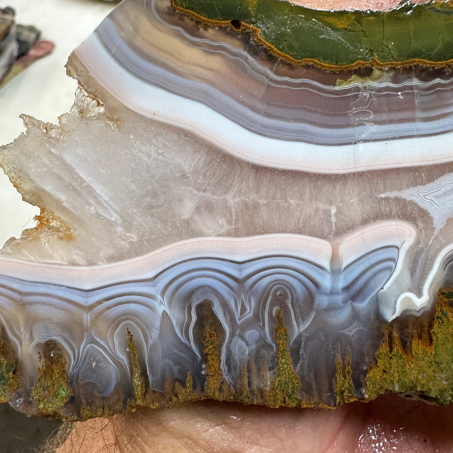 MOROCCAN KERROUCHEN AGATE Slab - 143 grams