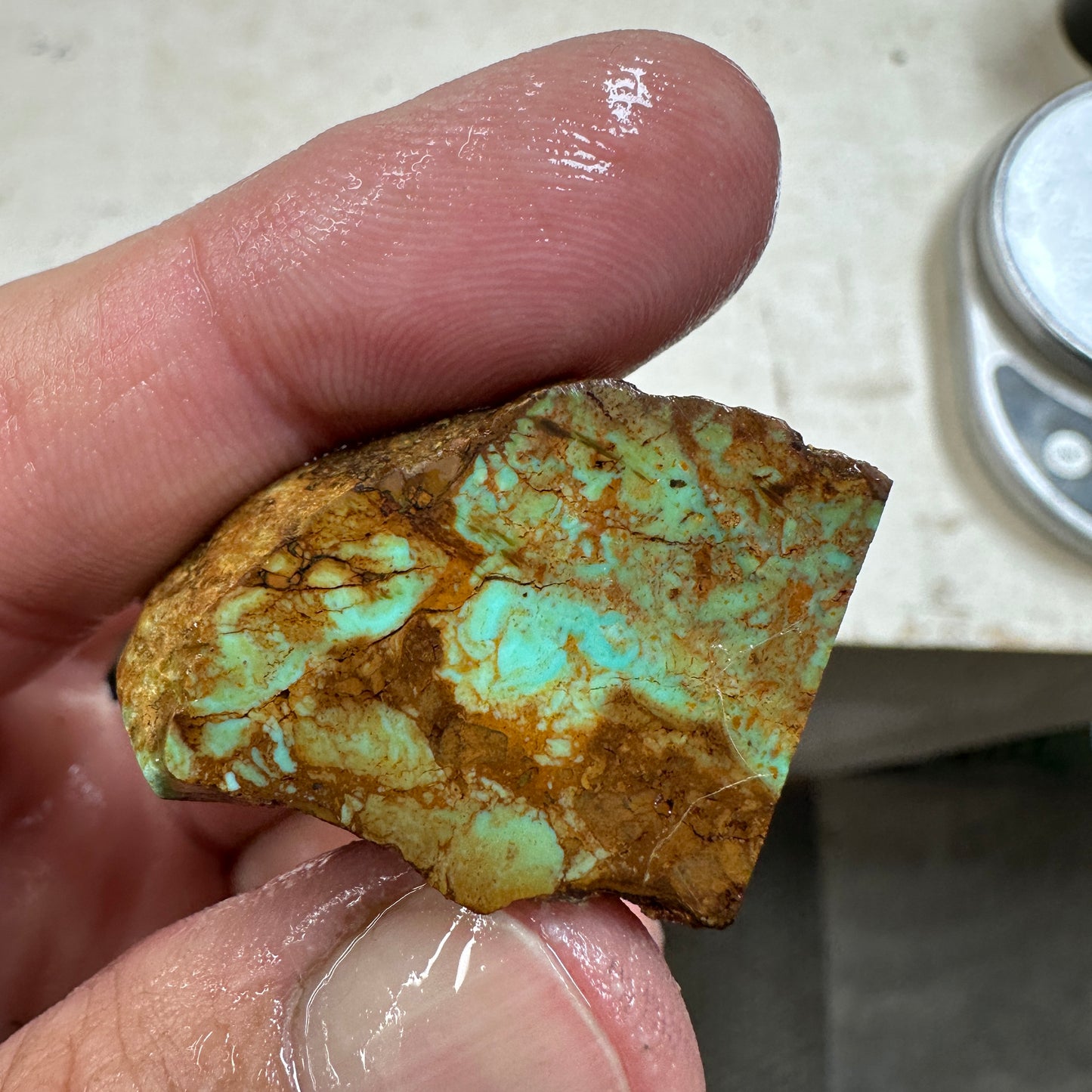 KINGMAN CEREMONIAL Turquoise rough - 59.8 grams