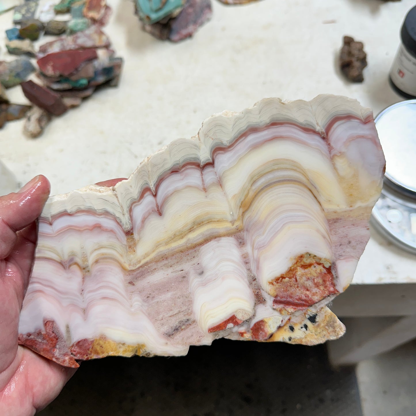 WINDY MOUNTAIN AGATE Slab - 535 grams