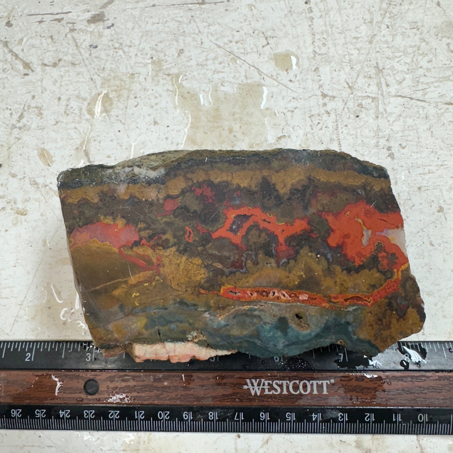 MOROCCAN SEAM AGATE Rough - 1.75 pounds
