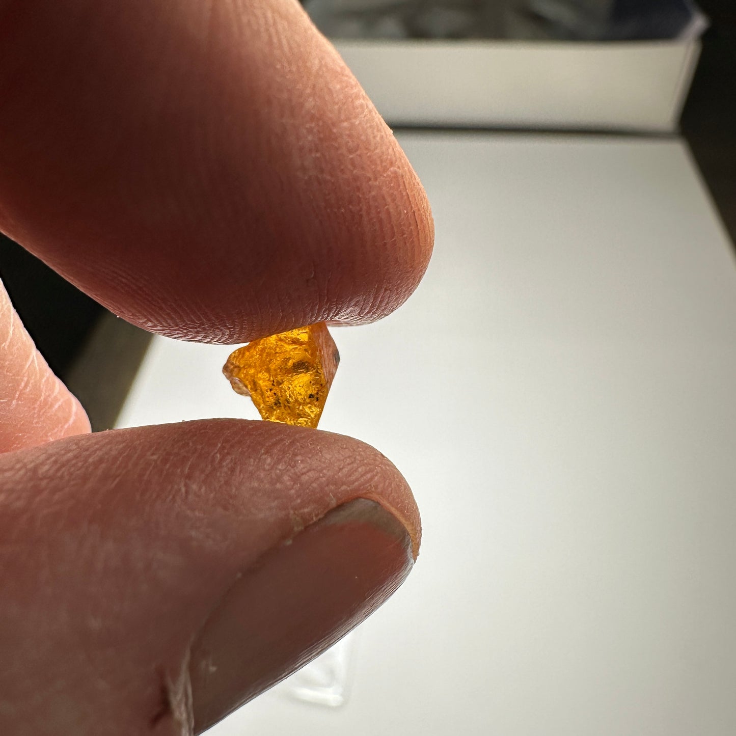 4.38ct FANTA SPESSARTITE GARNET Facet Rough